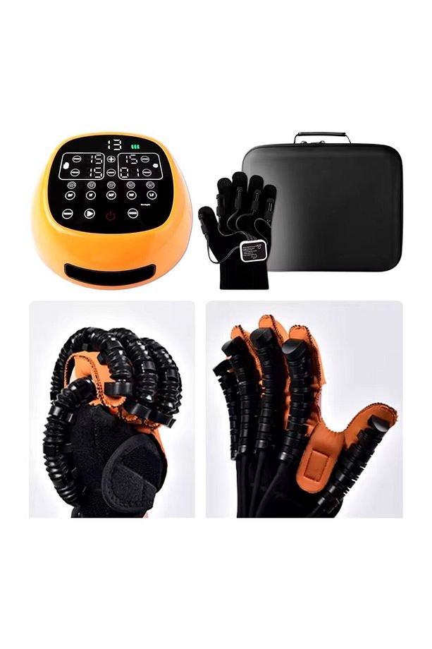 Kendi kendine eğitim veren Rehabilitasyon Robotu Eldiveni, Parmak Eğitimi L BEDEN Sağ EL - 5