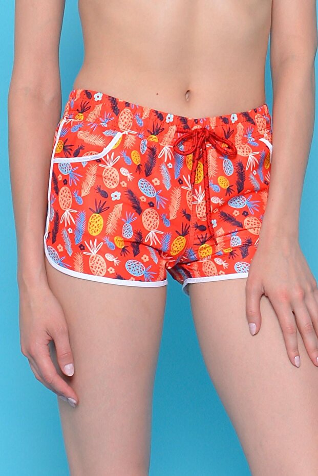 Ananas Kadın Deniz Şortu - 1
