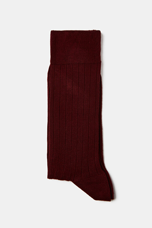 Erkek Bambu Çorap Bordo - 1