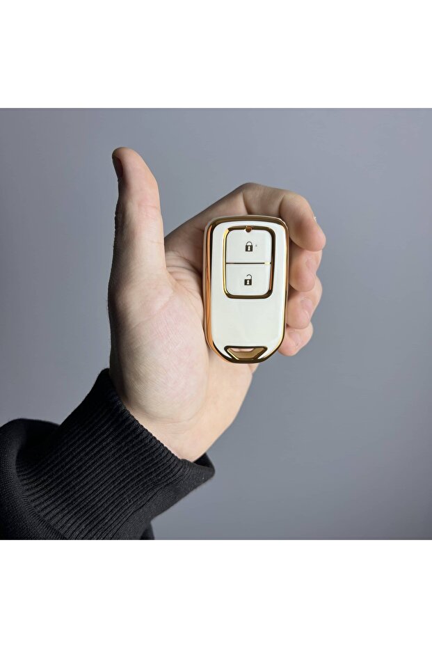 Honda Smart Compatible Nano Silicone Case 2 Buttons White