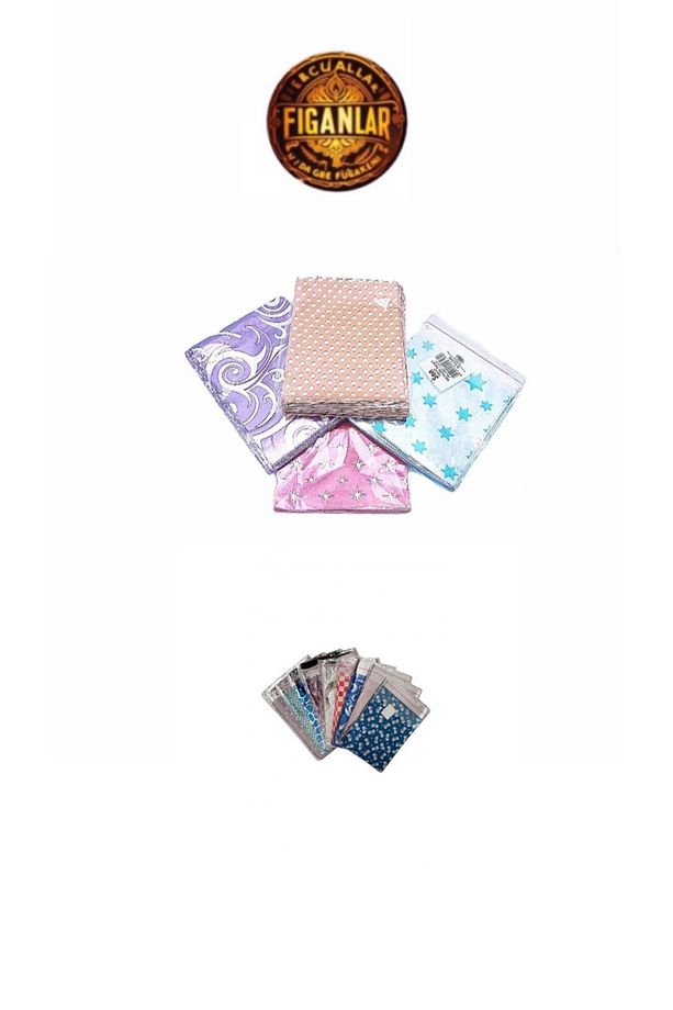 Bantlı metalize Hediye Poşeti 7x9 cm  100 Adet Takı Nişan Mevlüt Kına Poşeti Hediye Paketi şık - 1