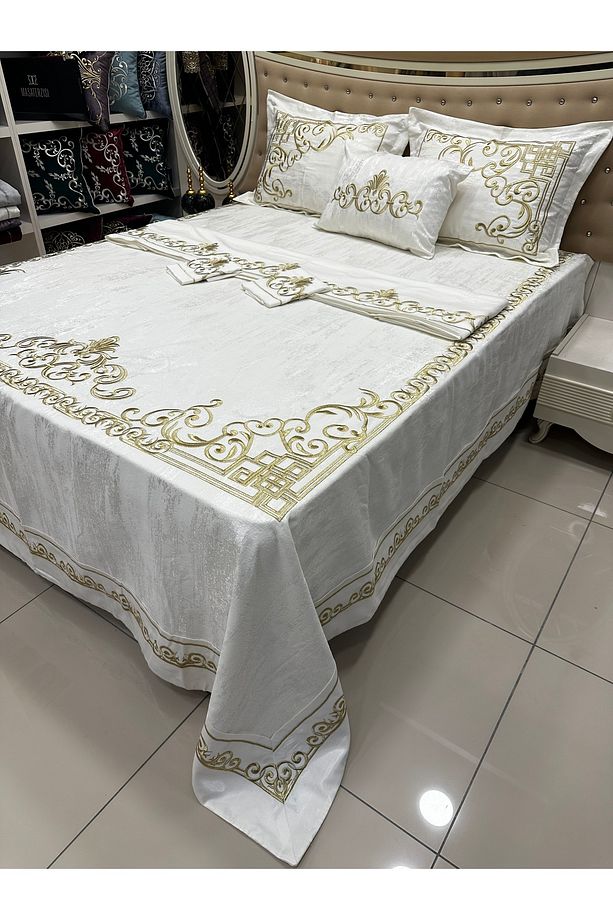 SİM SARMA 10 Parça Yatak Örtüsü Set - 1