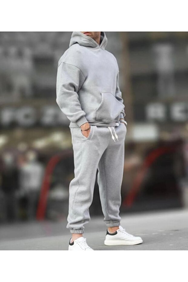 SOFT gray 2 thread tracksuit - 1