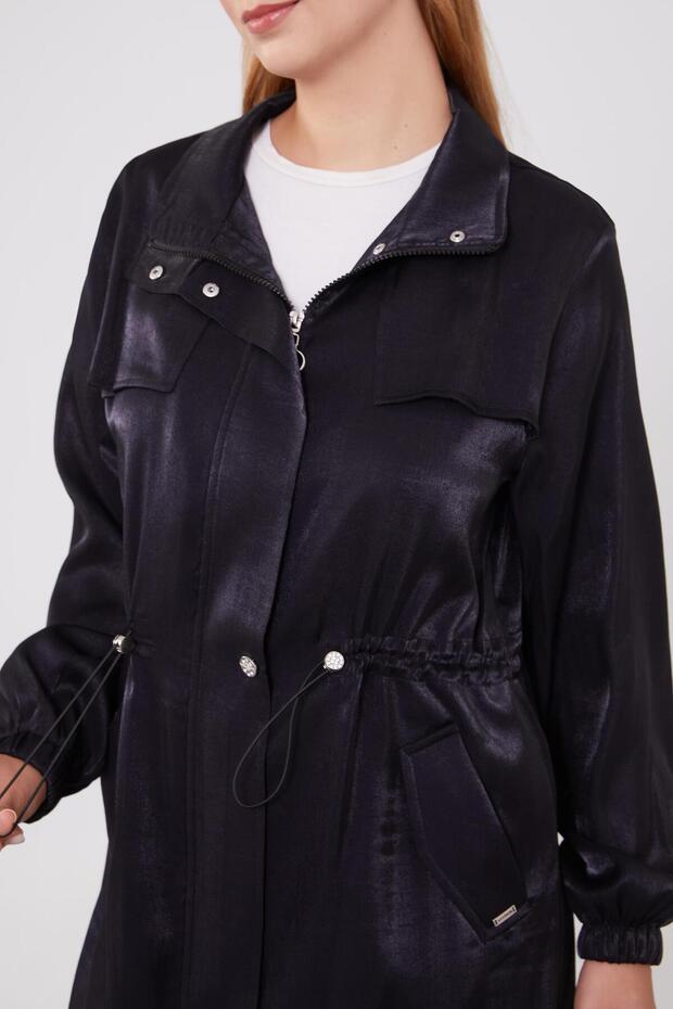 Siyah Sparklin Parlak Kap - 4