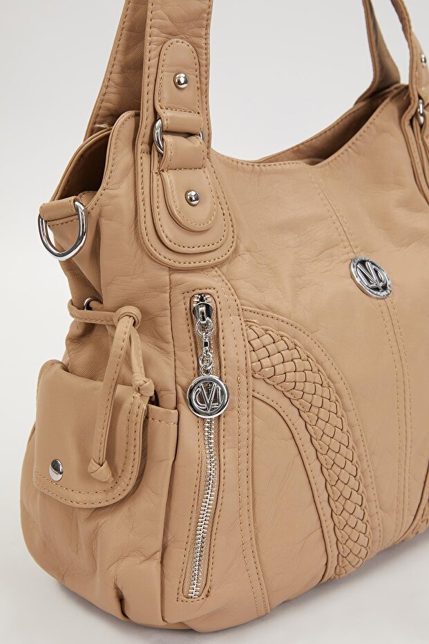 حقيبة كتف بنمط القهوة - 3