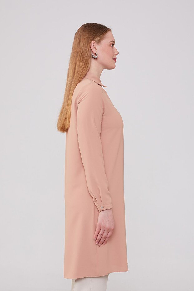 Somon Şifon Tunik - 4