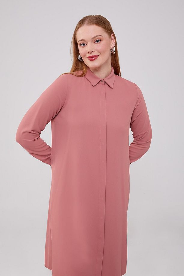 Pudra Şifon Tunik - 1