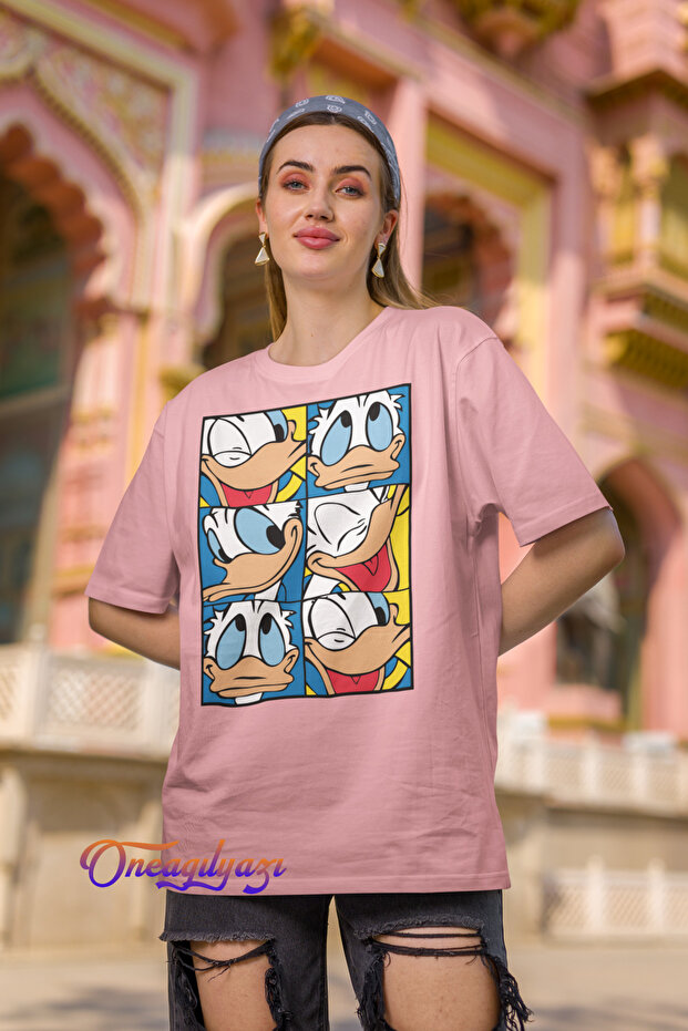 Duck Printed Oversize T-Shirt