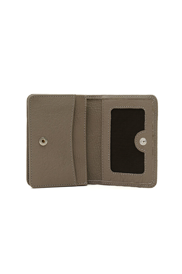 Gri Erkek Deri Cüzdan - 4