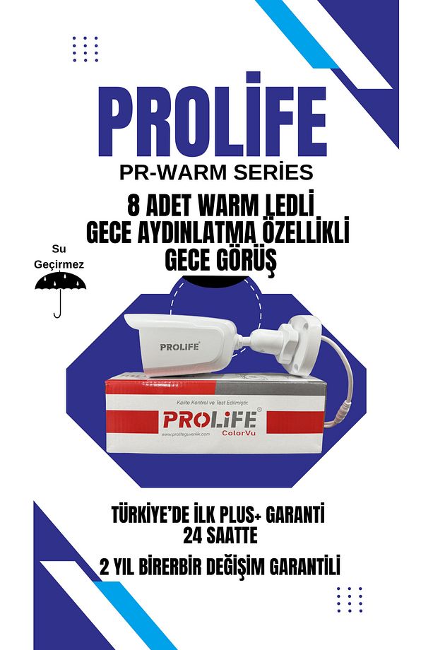 4 Kameralı 5 Mp Gece Renkli 8 Warm Ledli Yüz Ve Araç Algılamalı Güvenlik Kamerası Kuruluma Hazır Set - 3