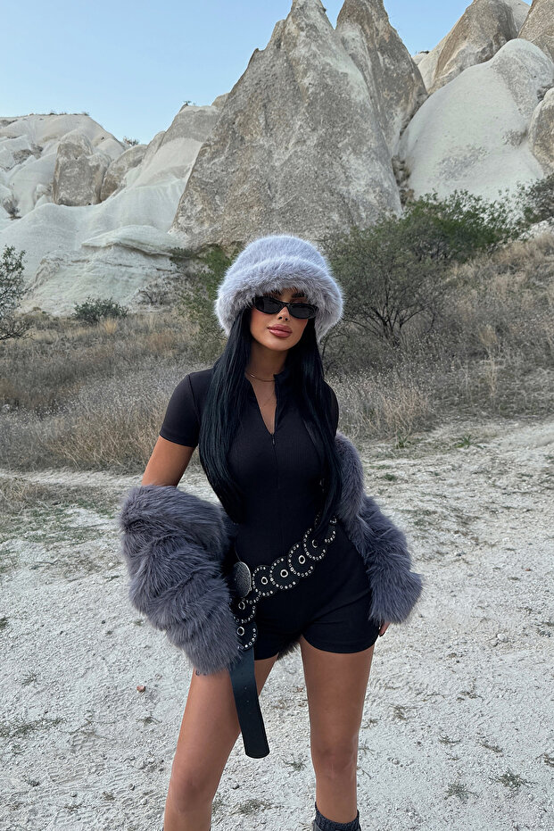 Mango Kumaş Kalpak Şapka - 2