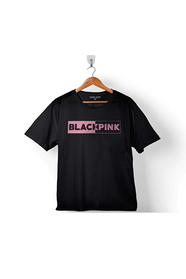 Black Pink Blackpink Logo Kids T-Shirt
