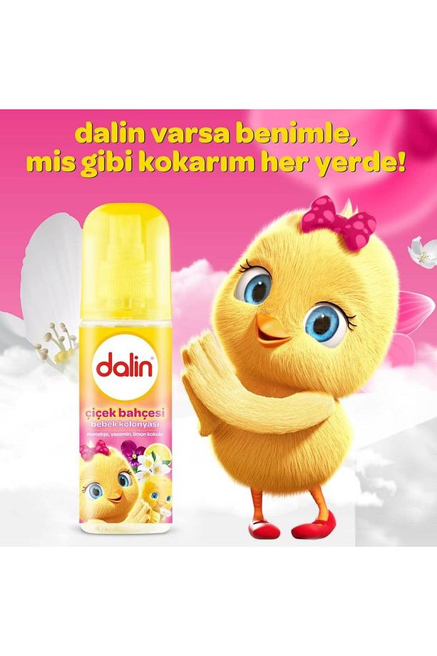 DALİN ÇİÇEK BAHÇESİ BEBEK KOLONYASI 150 ML x 3 ADET - 1