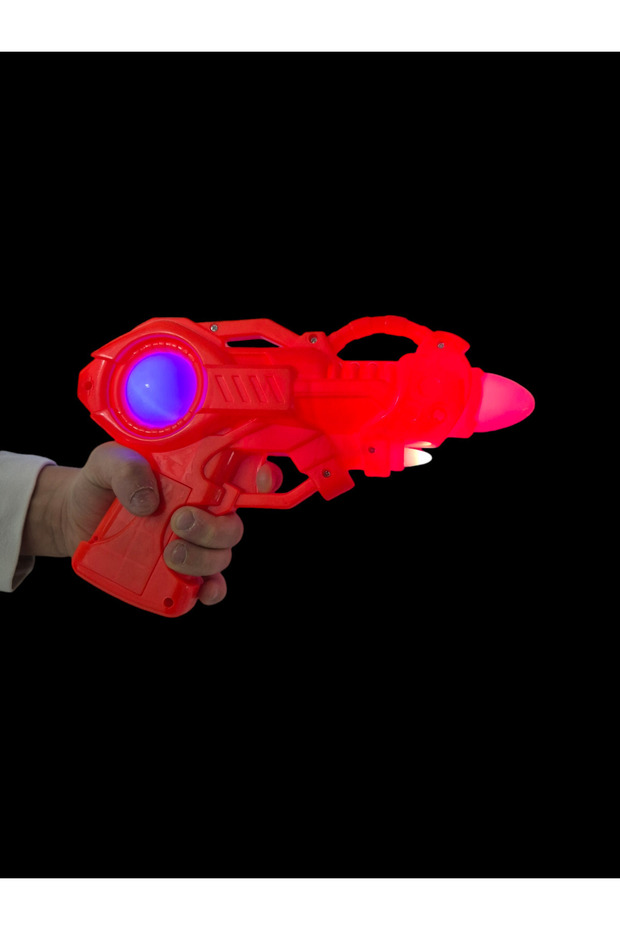 Pilli Işıklı Sesli Tabanca - 3