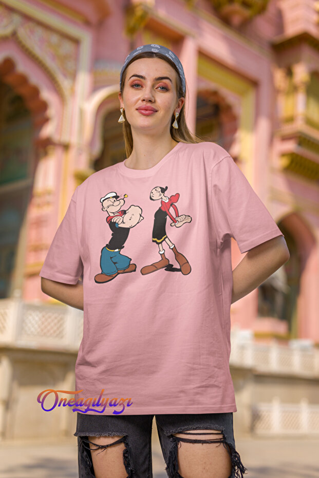 Popeye Printed Oversize T-Shirt