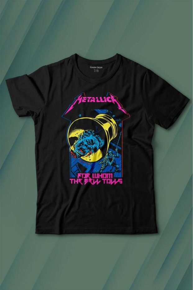 Metallica For Whom The Bell Tolls New New Rock Metal Music Printed T-Shirt Kids T-shirt