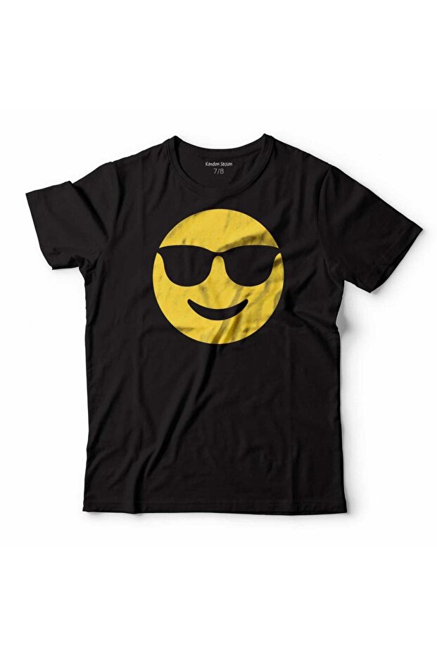 Glasses Emoji Icon SMILE Glases Kids T-Shirt