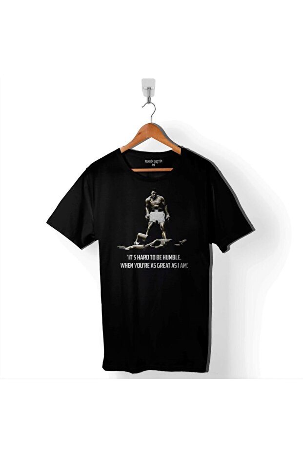 Difficult to Be Modest in Muhammad Ali Clay Printed Tracksuit Unisex T-Shirt