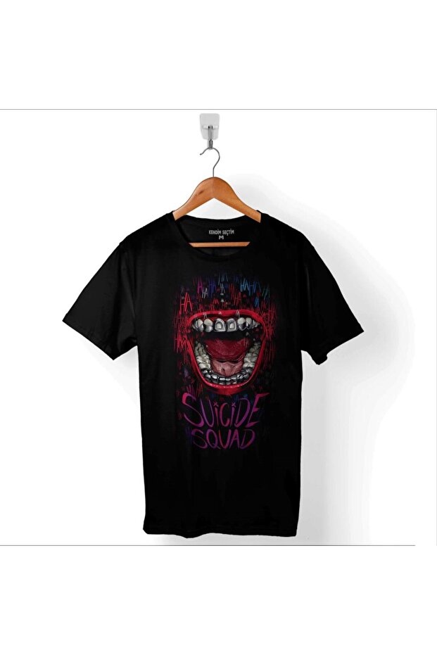 Squad at Suicide Batman the Joker Real Evils Printed T-Shirt Unisex T-Shirt