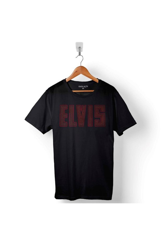 Elvis Presley the King of Rock'N Roll Rock Roll King Printed T-Shirt Unisex T-Shirt