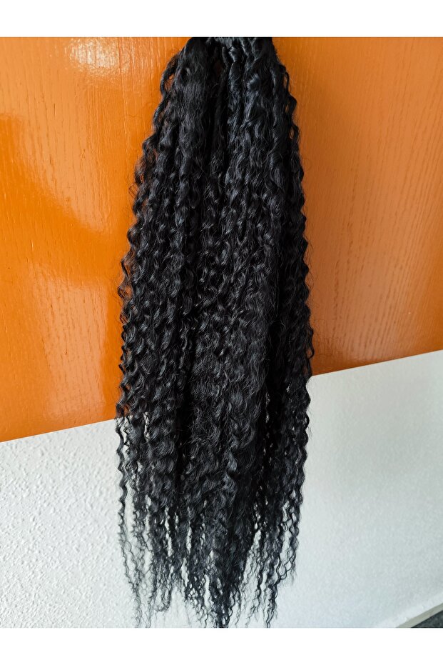 siyah lastikli afro - 1