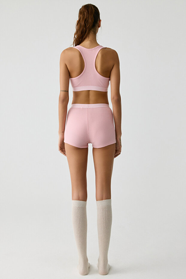 Teodora Urban Beat Damen Boxershorts in Bonbonrosa/Ecru - 6