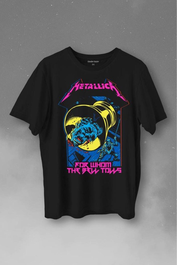 Metallica for Whom the Bell Tolls New New Rock Metal Music Printed T-Shirt Unisex T-Shirt