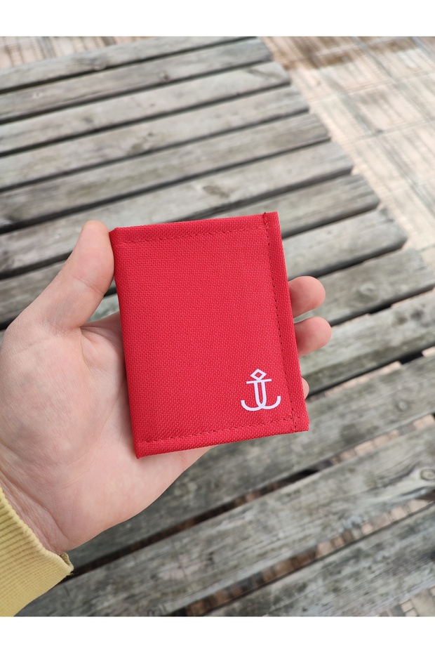Unisex Wallet with Velcro Zipper and Keychain Coin Compartment / Velcro Wallet