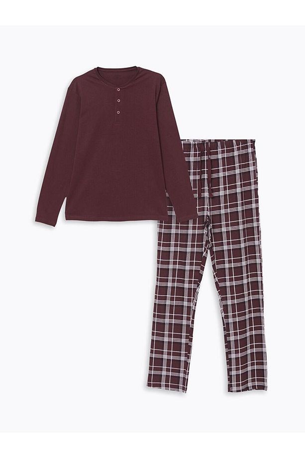 Standart Kalıp Erkek Pijama Takımı - 5