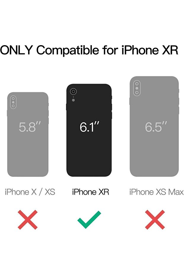 غطاء حماية داخلي مخملي متوافق مع هاتف آيفون Xr باللون الأسود - 5