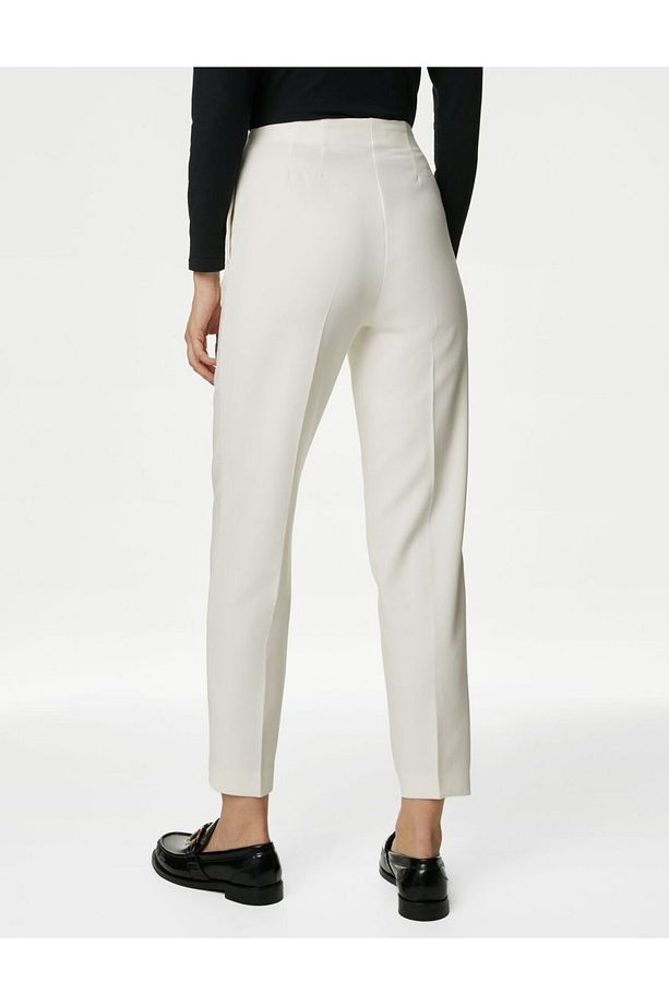 Yüksek Bel Tapered Fit Pantolon - 4