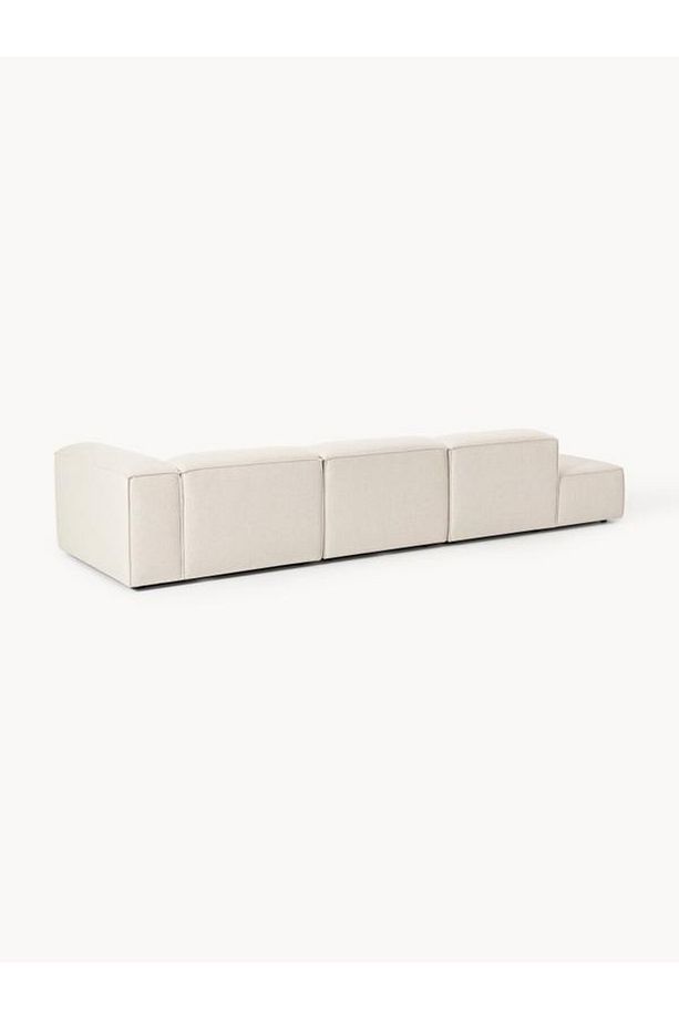 Soft Yumuşak Oturumlu Üç Modüllü Uzanmalı Modüler Kanepe, Keten - InNature Home - 7