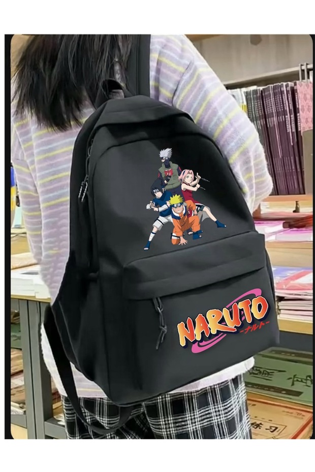 حقيبة ظهر مدرسية ومدرسية ومدرسية مطبوعة للزوجين من Naruto Uzumaki Team - Mingalondon