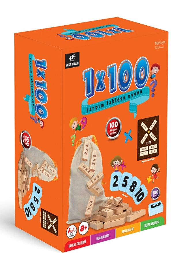 1 X 100 Boxes Game Multiplication Table Multiplication Wooden Math Game