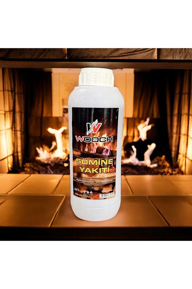 1 Litre Bacasız Şömine Yakıtı %99 Bioethanol Dumansız Kokusuz - 1