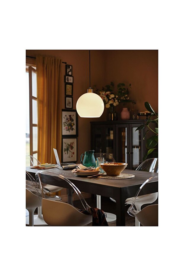 Şeffaf Gövdeli Dönen Sandalye - 4