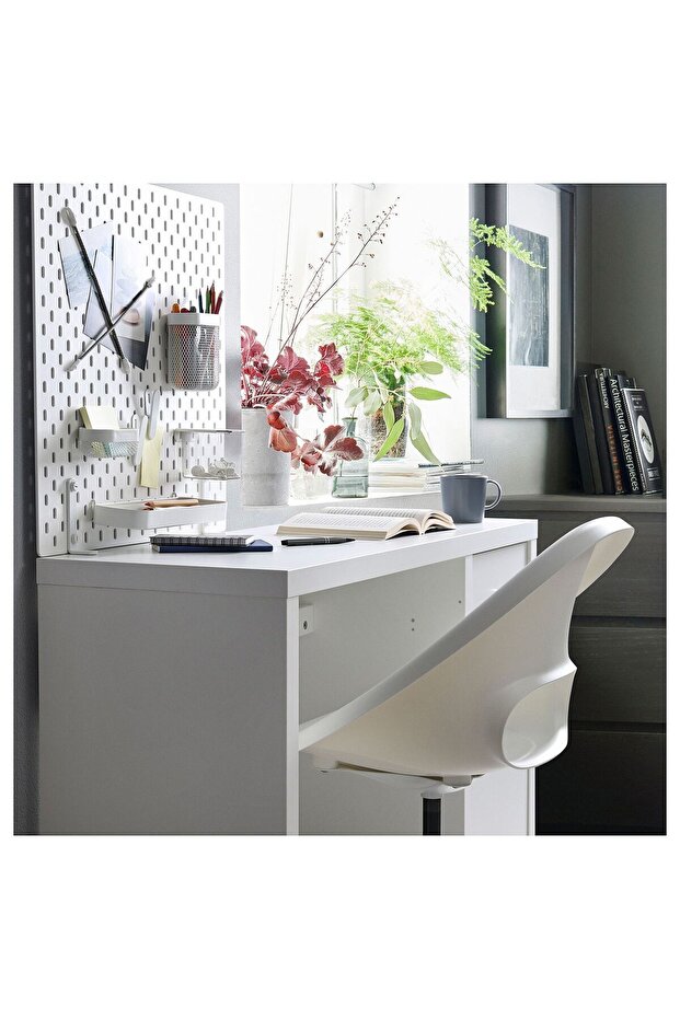 çalışma masası, beyaz - 1
