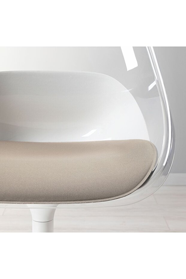 Şeffaf Gövdeli Dönen Sandalye - 6