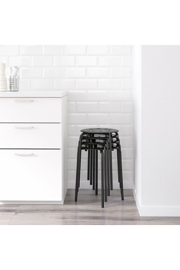 Marıus Tabure Siyah - 4