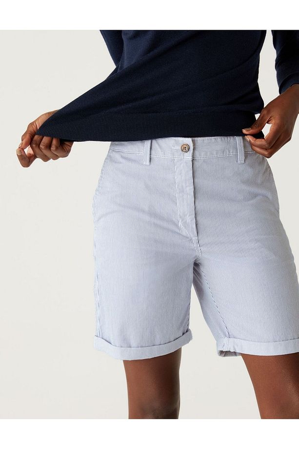Regular Fit Chino Şort - 3