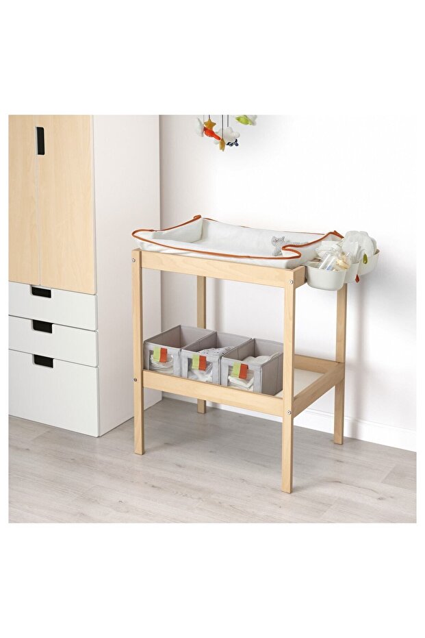 Sniglar Changing Table Beech Appearance, 72x53 Cm - 2
