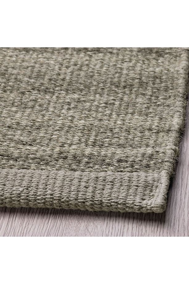halı, gri, 80x150 cm Yün ile yaratılan zamansız bir çekicilik sunar. - 2