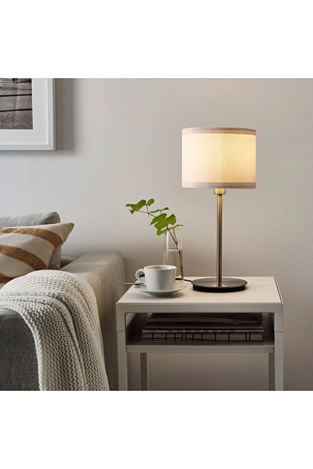 Modern White Ringsta Lampshade - 41 cm