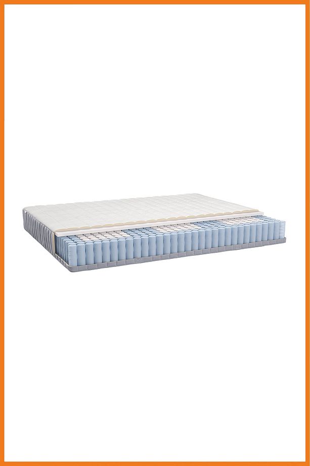 Yatak Tek Kişilik Ergonomik Paket Yaylı 5 Konfor Bölgeli Sert Polyester Genç Yetişkin 90x200 Mavi - 7