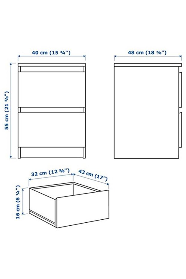 Malm Komodin 40x55cm - 5