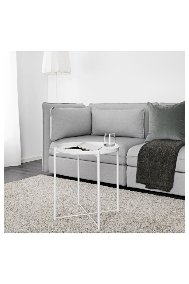 Gladom Tepsili Sehpa, Beyaz - 3