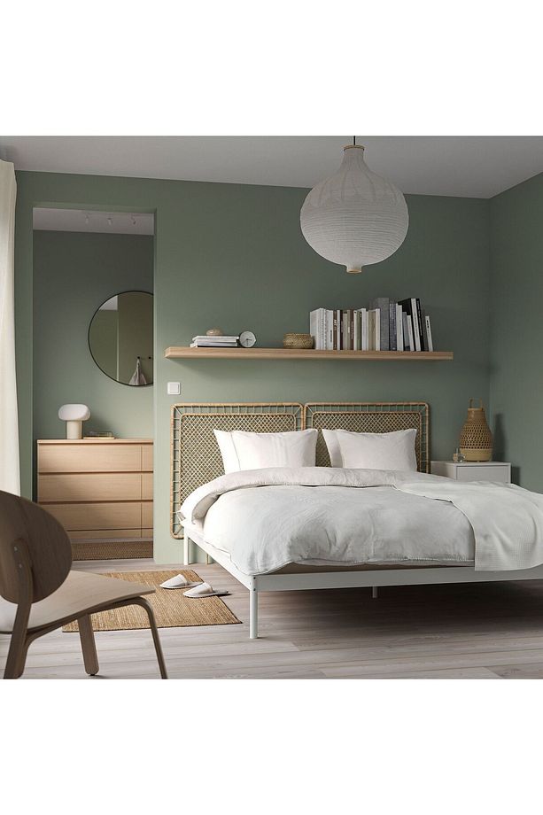 yatak başı, rattan, el yapımı - 6