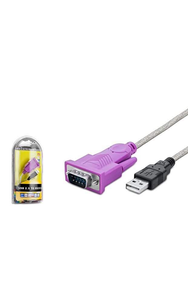 كابل Hdx1025 USB (ذكر) إلى RS232 (ذكر) متعدد الألوان بطول 1.5 متر