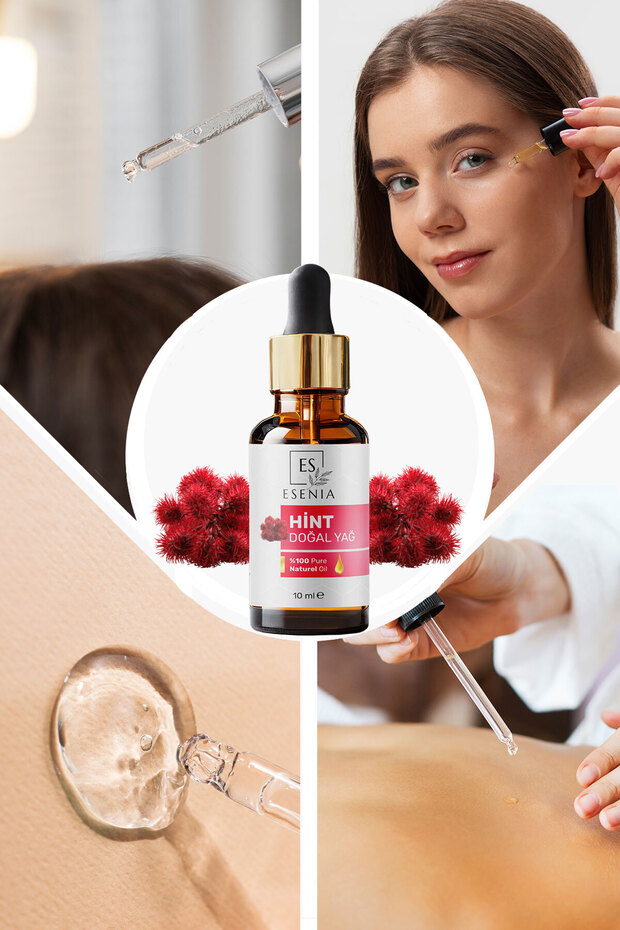 Hint Yağı %100 Saf ve Doğal Bitkisel Uçucu Yağ Castor Essential Oil 10ml - 5