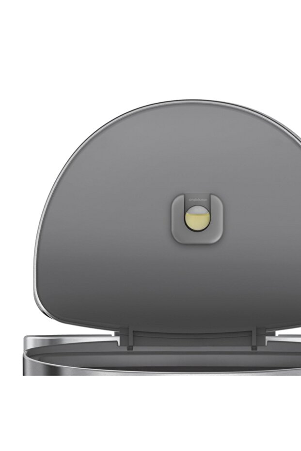 Stainless Steel Semi-Round Pedal Bin - 6